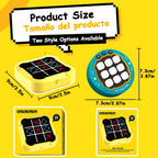 4 in 1 Electronic Tic Tac Toe Game, Portable Handheld Puzzle Game Console