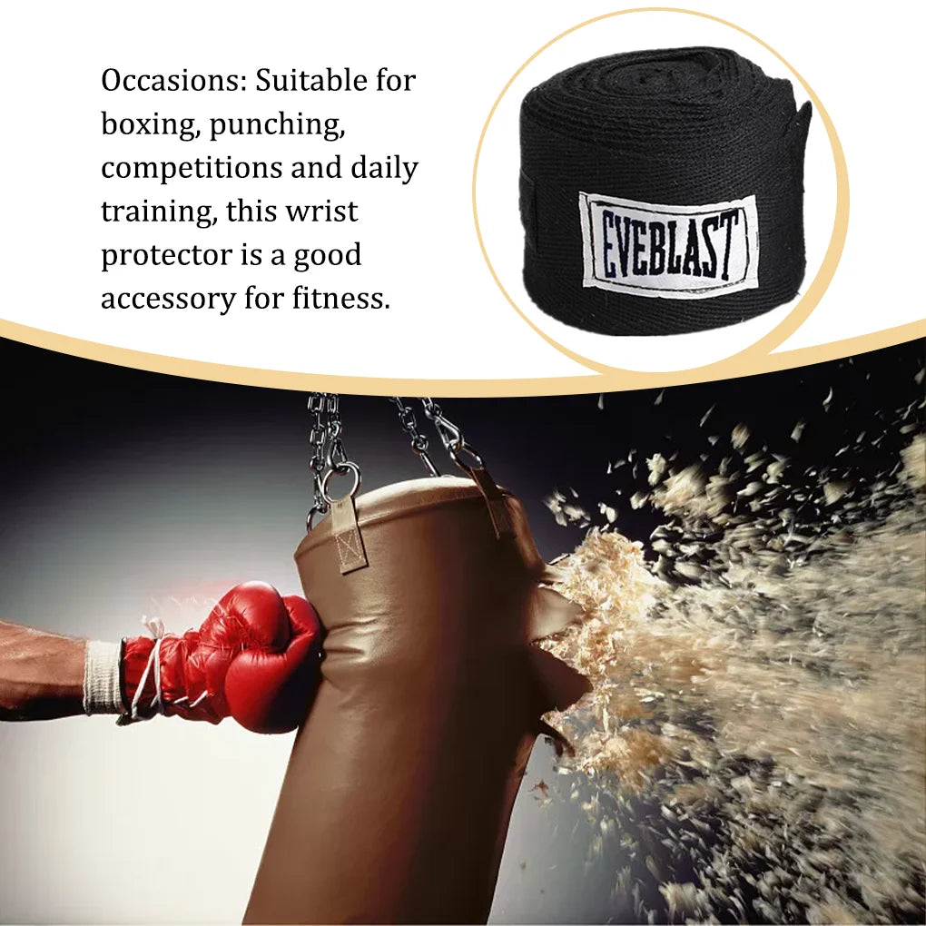 Boxing Hand Wrap Set with Thumb Loops - 2Pcs