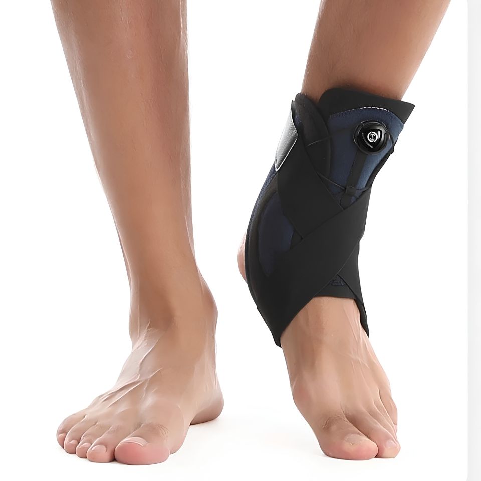 Adjustable Performance Ankle Support with Dial-Fit Tension System