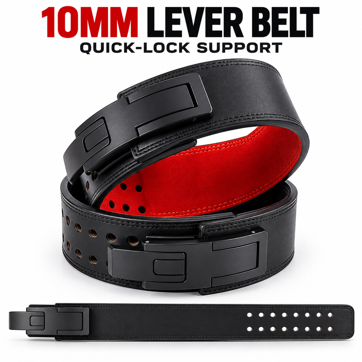 Heavy Weightlifting Belt - 10MM Lever