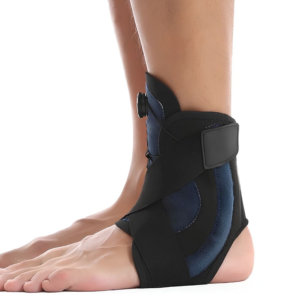 Adjustable Performance Ankle Support with Dial-Fit Tension System