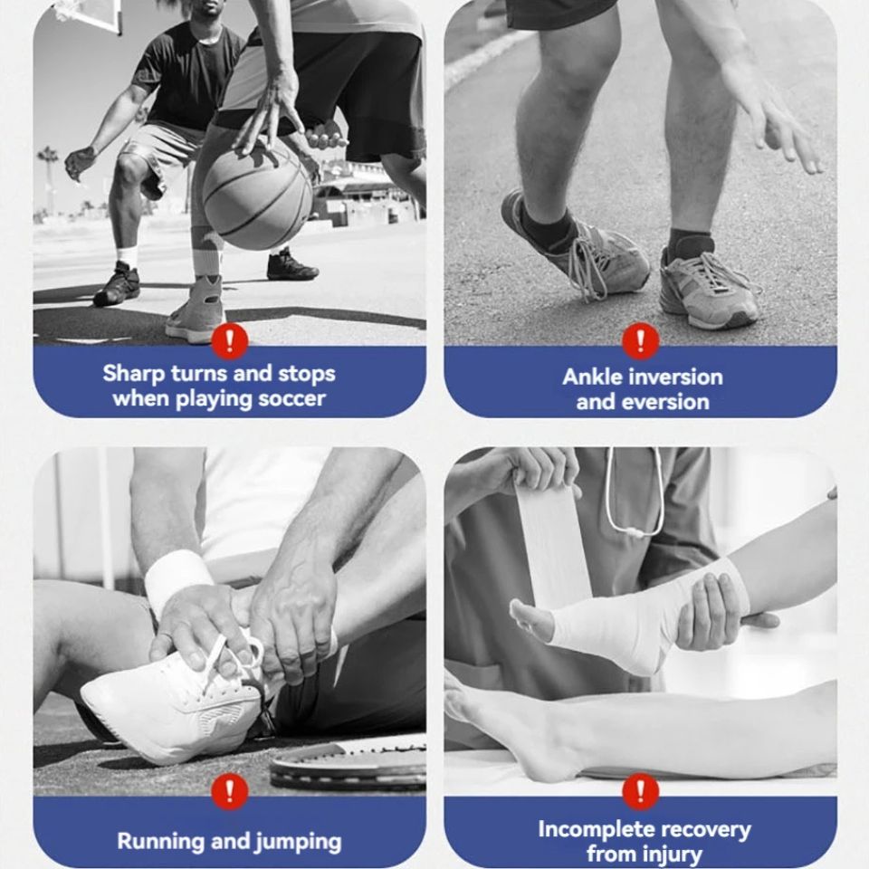 Adjustable Performance Ankle Support with Dial-Fit Tension System