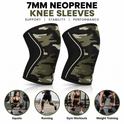 Neoprene Knee Sleeves Support - 7mm version