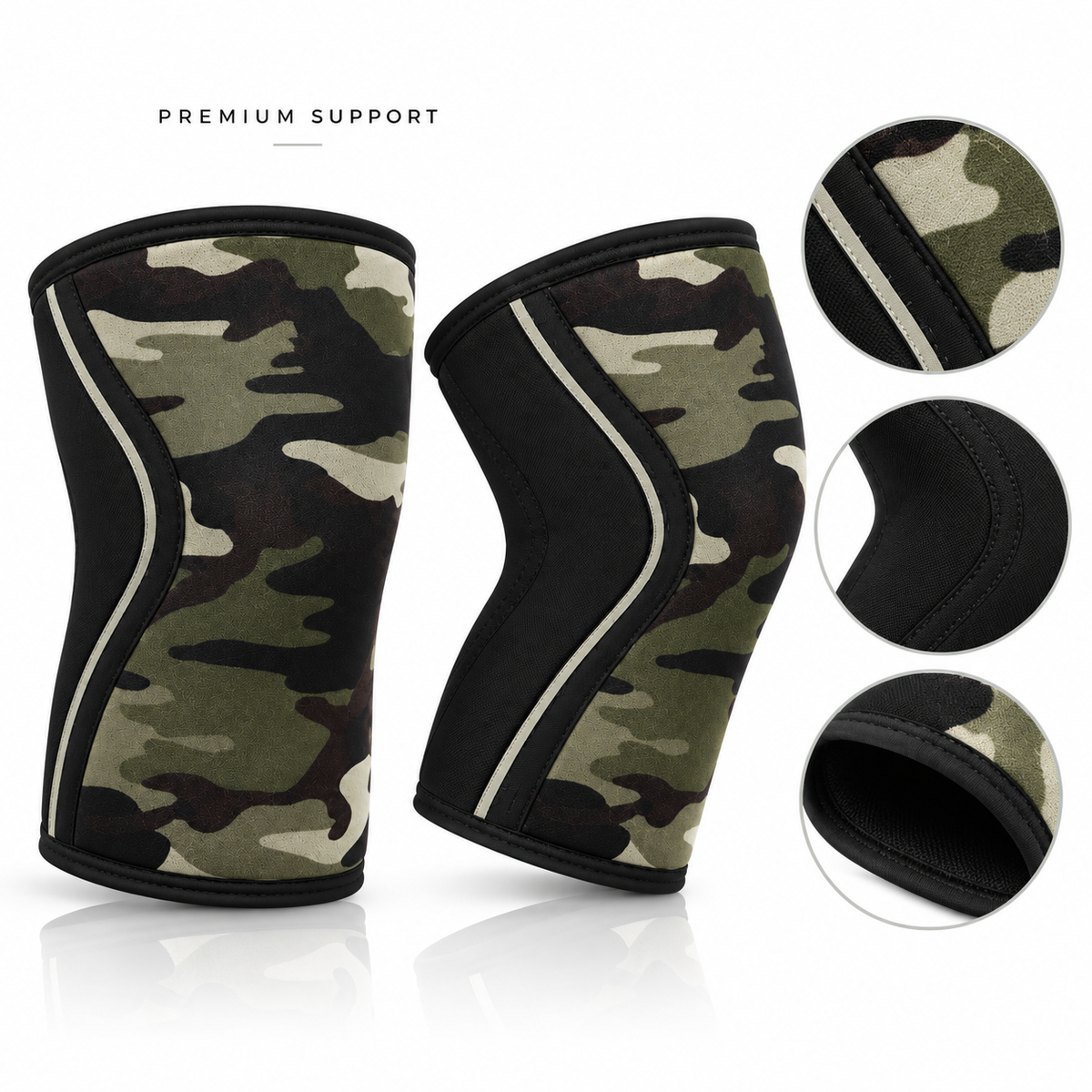 Neoprene Knee Sleeves Recover Support - 7mm version