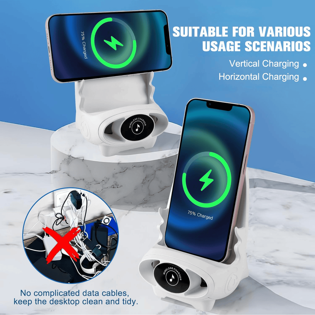 Wireless Fast Charger Multifunctional Phone Holder