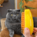 Steamy Cat Brush, 3 in 1 Pet Steamy Brush, Silicone Massage Dog Hair Remover Comb, Pet Hair Remover Misting Comb for Indoor Cats Dogs