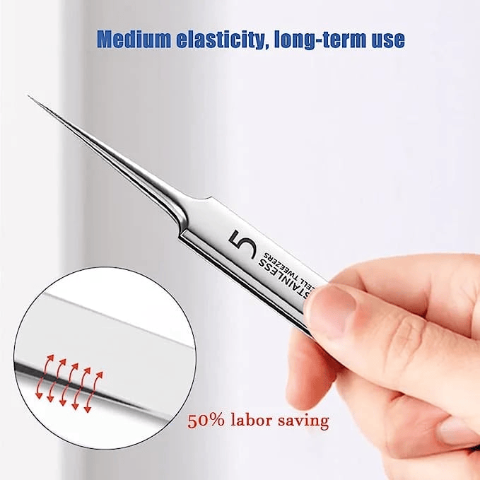Professional Blackhead Tweezers - Designed for Smooth, Clear Skin (3pcs)