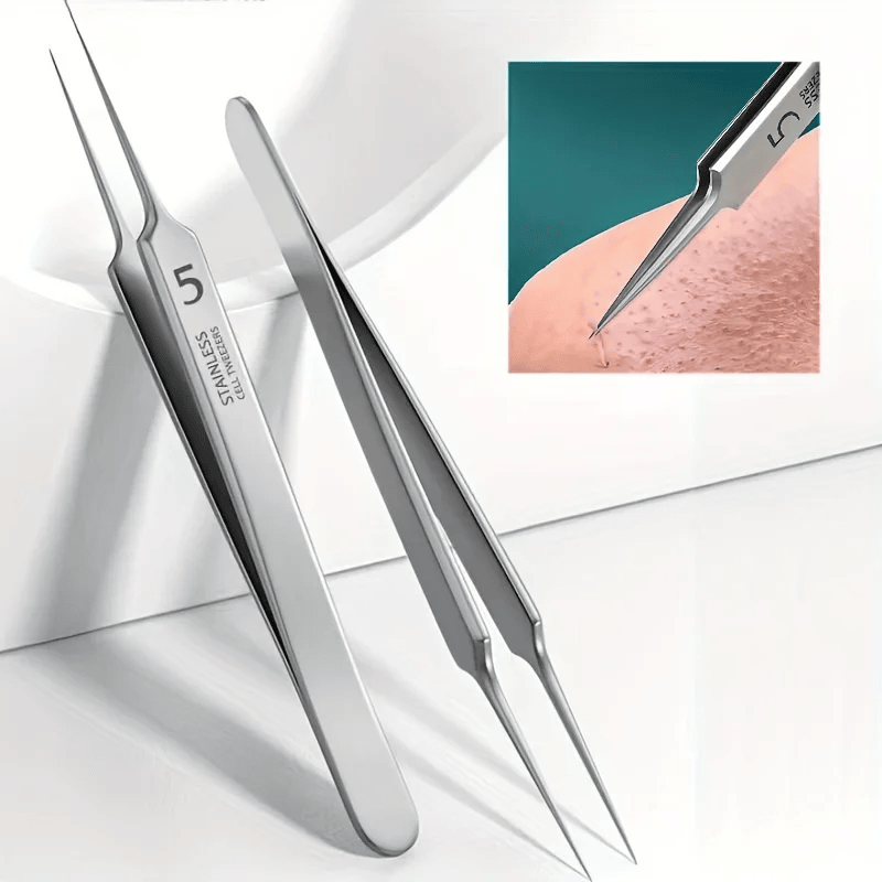 Professional Blackhead Tweezers - Designed for Smooth, Clear Skin (3pcs)
