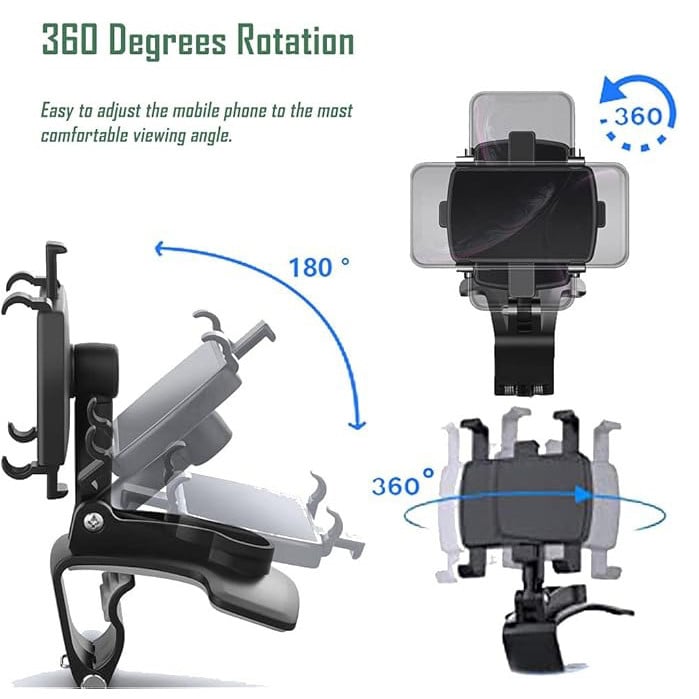 360 Degree Rotation Dashboard Car Phone Holder