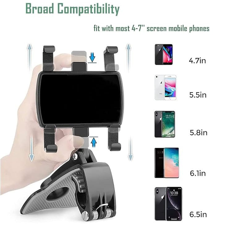 360 Degree Rotation Dashboard Car Phone Holder