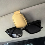 Stylish Magnetic Sunglass Holder, Magnetic Leather Sunglasses Holder and Ticket Card Clip