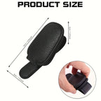 Stylish Magnetic Sunglass Holder, Magnetic Leather Sunglasses Holder and Ticket Card Clip