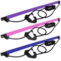 Portable Pilates Bar Kit, Multifunctional Exercise Rod for Muscle Toning