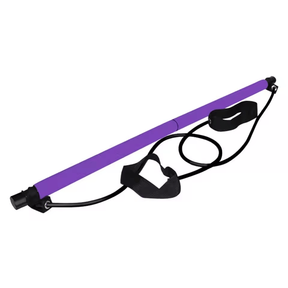 Portable Pilates Bar Kit, Multifunctional Exercise Rod for Muscle Toning