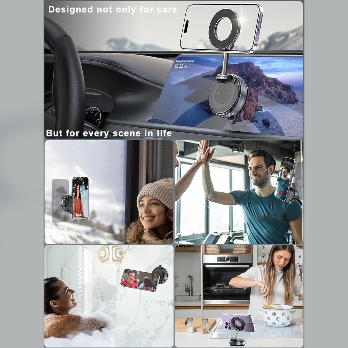 360° Vacuum Magnetic Car Phone Holder