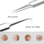 Professional Blackhead Tweezers - Designed for Smooth, Clear Skin (3pcs)
