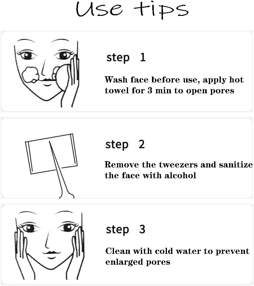 Professional Blackhead Tweezers - Designed for Smooth, Clear Skin (3pcs)
