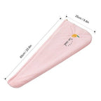 Dry Hair Towel, Extra Soft and Ultra Absorbent Fast-Drying Hair Turban Wraps, Shower Caps for Girls and Women