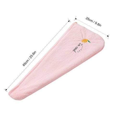 Dry Hair Towel, Extra Soft and Ultra Absorbent Fast-Drying Hair Turban Wraps, Shower Caps for Girls and Women