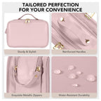 Large-Capacity Travel Cosmetic Makeup Bag, Portable Cosmetic Bag