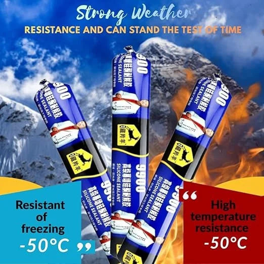 Invisible Leak-Stopper: High-Temp Resistant Waterproof Sealant for Roof & Wall Cracks (26.5 oz/750g)