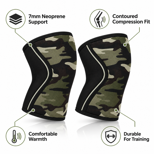 Neoprene Knee Sleeves Support - 7mm version