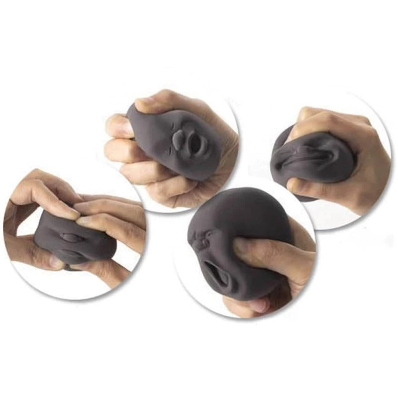 Caomaru Anti-stress Face Balls (4Pcs/Pack)
