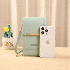 Multifunctional Anti-theft Leather Bag, Small Crossbody Cell Phone Purse Wallet for Women