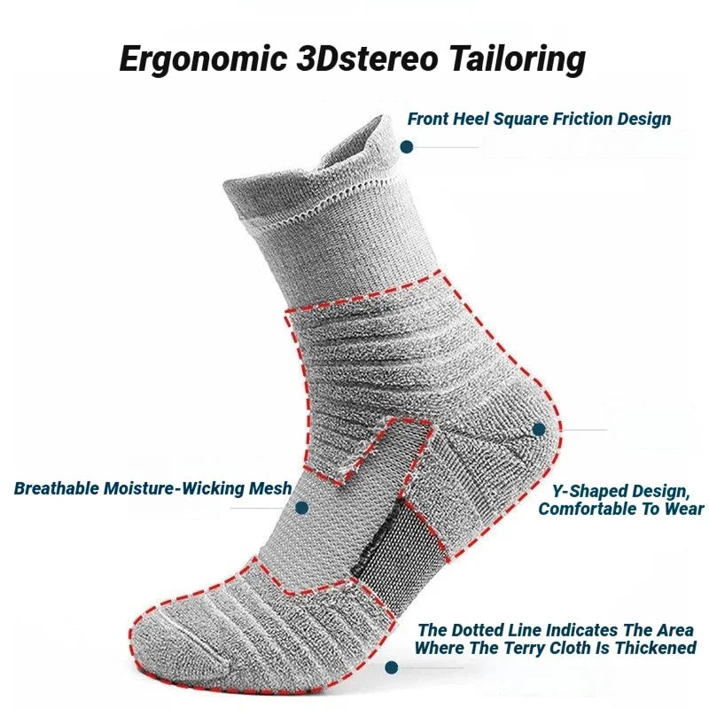 Men’s Compression Sports Socks - Set 3-Pair