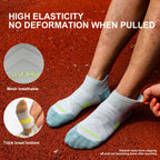 Performance Compression Socks with Cushioned Sole & Breathable Mesh