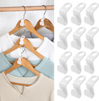 Space-Saving Clothes Hanger Connector Hooks, Clothes Connector Hooks, Stacking Space Saver