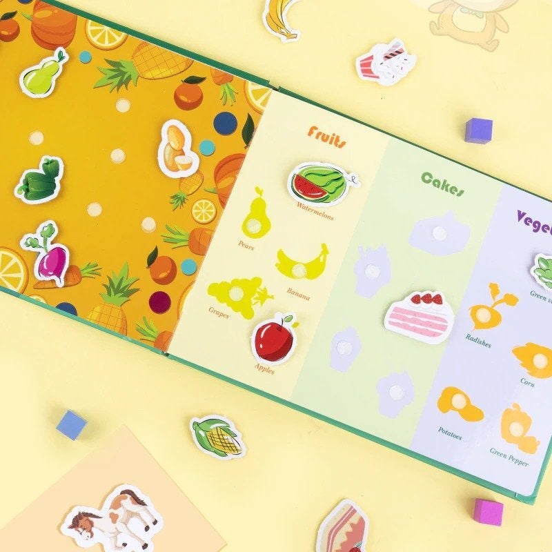 Montessori Busy Book for Kids to Develop Learning Skills