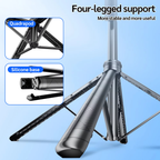 Tripod 360°Auto-Rotation AI Tracking Remote Control Bluetooth Shooting Quadrapod Selfie Stick Stabilizer Optional Fill Light