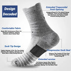 Men’s Compression Sports Socks - Set 3-Pair