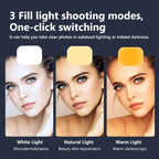 Selfie Stick Tripod with Light, Selfie Stick Tripod with Fill Light Wireless Bluetooth
