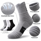 Men’s Compression Sports Socks - Set 3-Pair