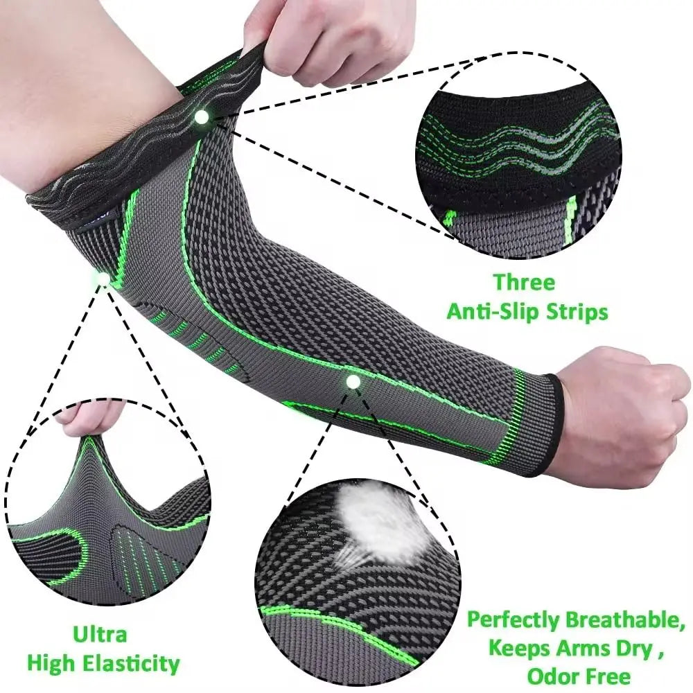 Compression Elbow Support Sleeve for Training, Gym & Sports