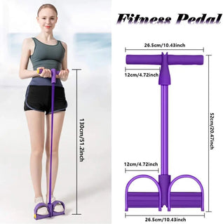 Pedal Resistance Trainer – Full-Body Home Workout Puller