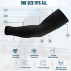 Sun Protection Arm Sleeves for Running, Cycling & Outdoor Training - 3-Pair