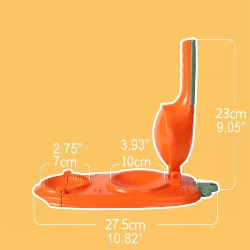 New 2 In 1 Dumpling Maker, New Kitchen Dumplings Making Tool, Manual Dough Presser Dumpling Wrappers Press Wrapper for Dumplings