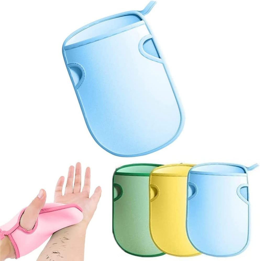 Children's Bath Towels, Soft Shower Gloves, Double-Sided Children And Adult Painless Towel Gloves Sponge