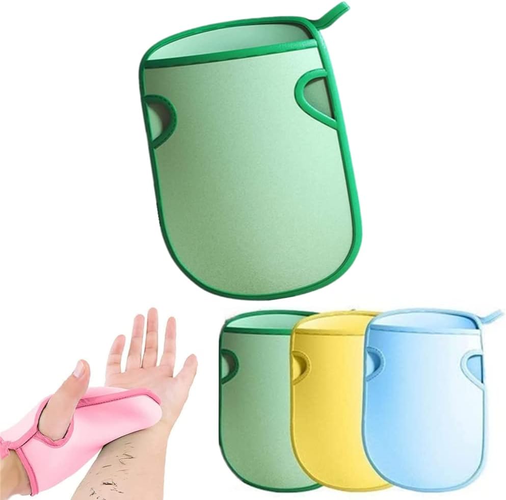 Children's Bath Towels, Soft Shower Gloves, Double-Sided Children And Adult Painless Towel Gloves Sponge