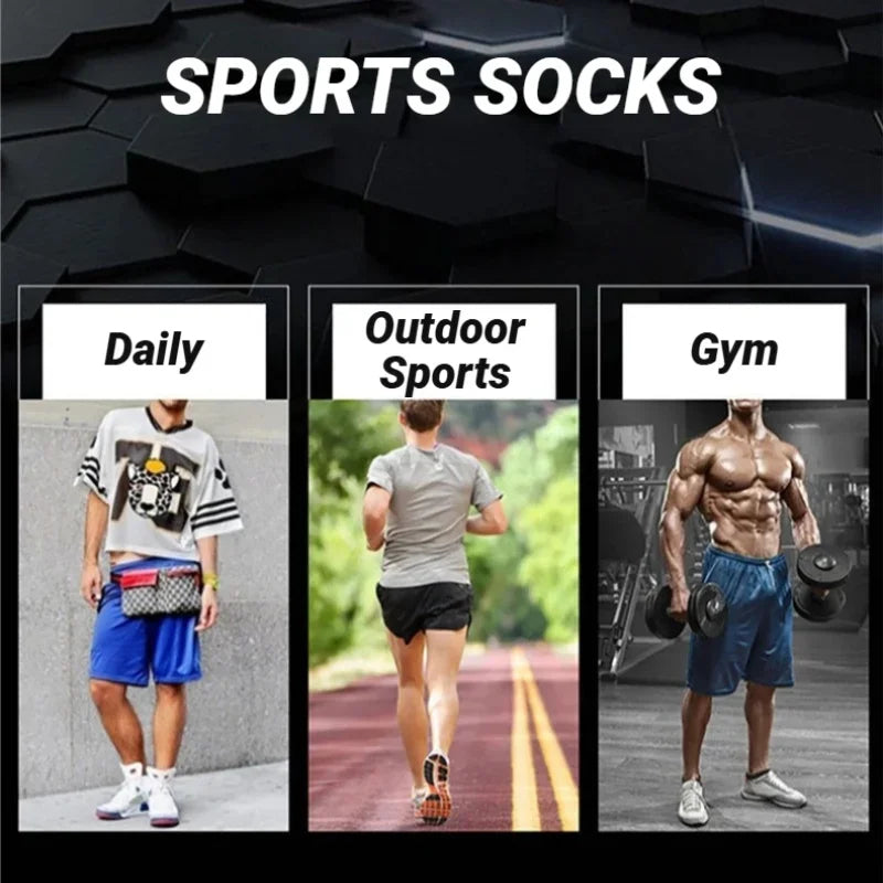 Men’s Compression Sports Socks - Set 3-Pair