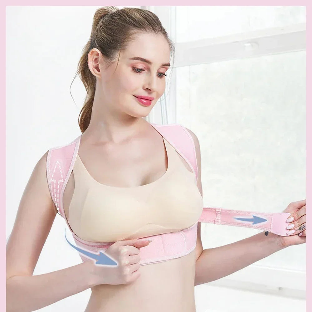 Adjustable Upper Back Posture Support Brace - Premium Version