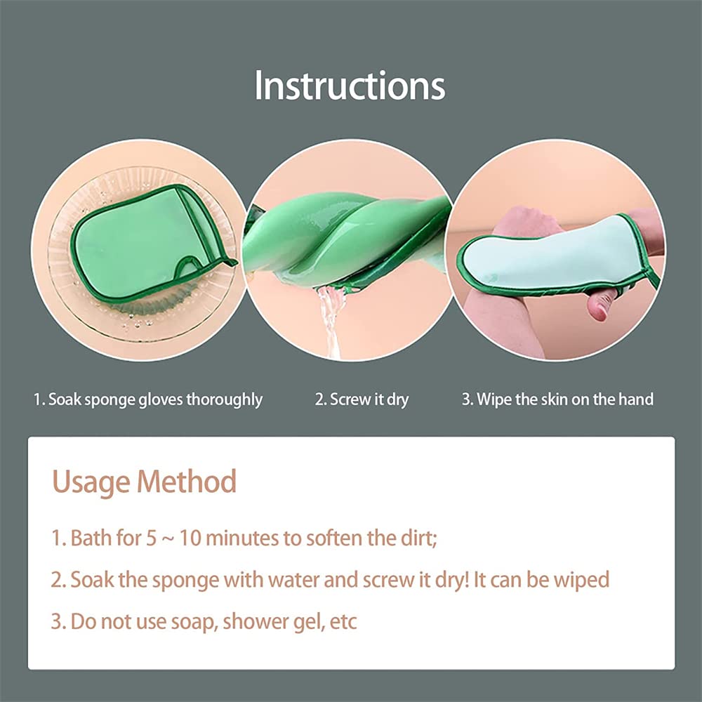 Children's Bath Towels, Soft Shower Gloves, Double-Sided Children And Adult Painless Towel Gloves Sponge