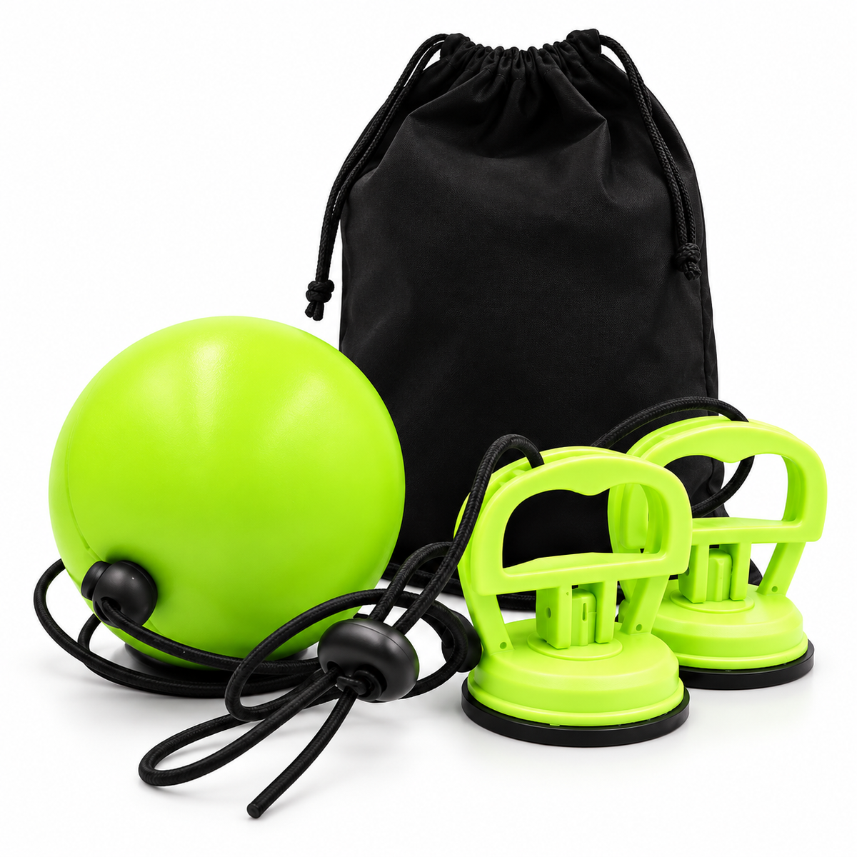 Suspended Boxing Reflex Ball with Suction Mounts