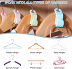 Space-Saving Clothes Hanger Connector Hooks, Clothes Connector Hooks, Stacking Space Saver
