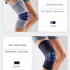 Premium Silicone-Ring 3D Knit Knee Support Sleeve