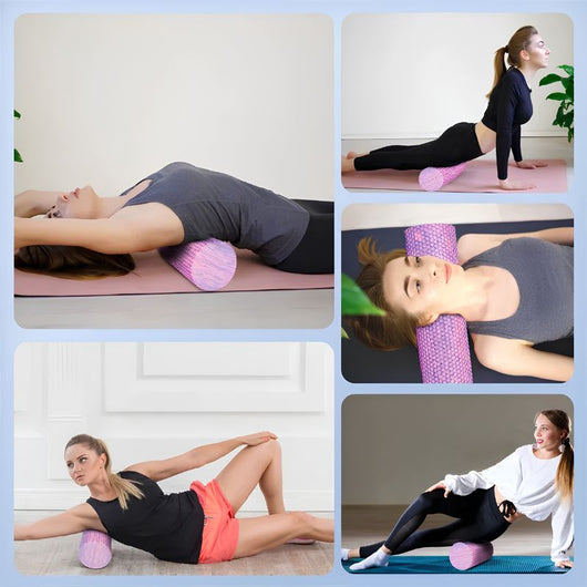 EVA Foam Roller – 15 × 45 cm, Dual Firmness (6 Colors)