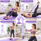 Pedal Resistance Trainer – Full-Body Home Workout Puller